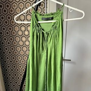 Green Zara dress